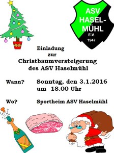 Christbaumversteigerung